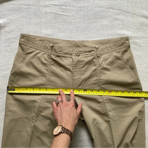 PATAGONIA Intercontinental Tan  Mid-Rise Hiking Pants Size 12 - Picture 12 of 16